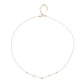 18 KT Gold Coiled Freshwater Seed Pearl Necklace