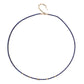 18 KT Gold Coiled Lapis Necklace