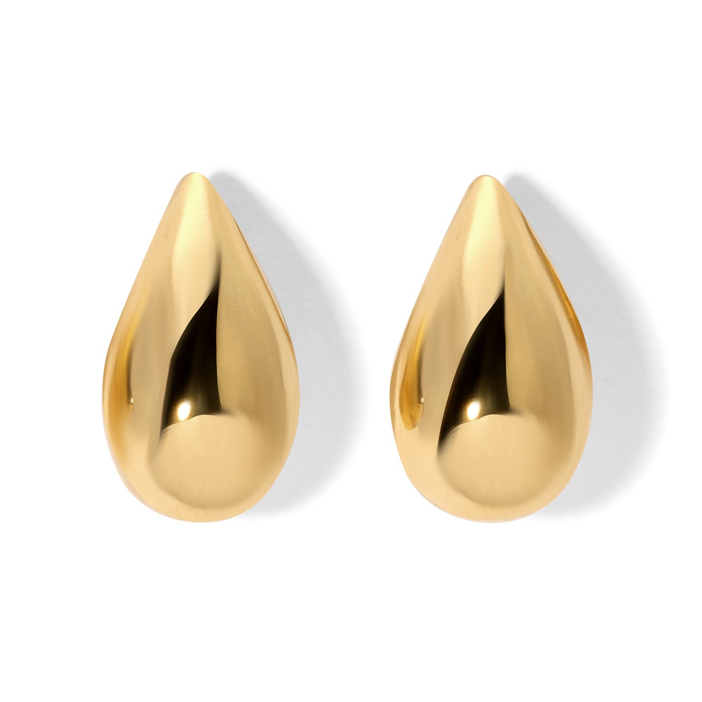 Redwood Raindrop Stud Earrings