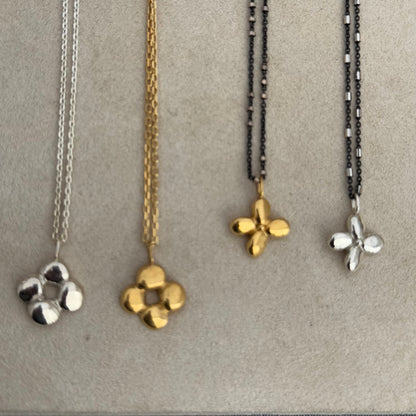 Small Pebble Flower Pendant