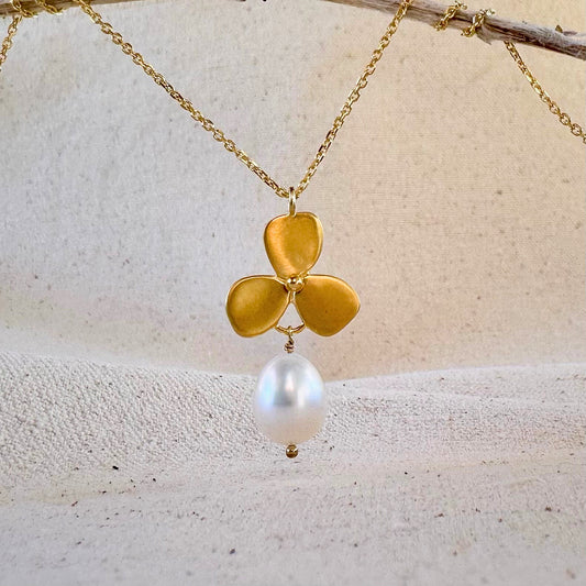 Violet Freshwater Pearl Necklace