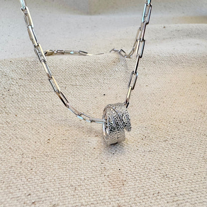 Sage Leaf Bypass Pendant