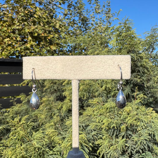 Redwood Raindrop Dangle Earrings