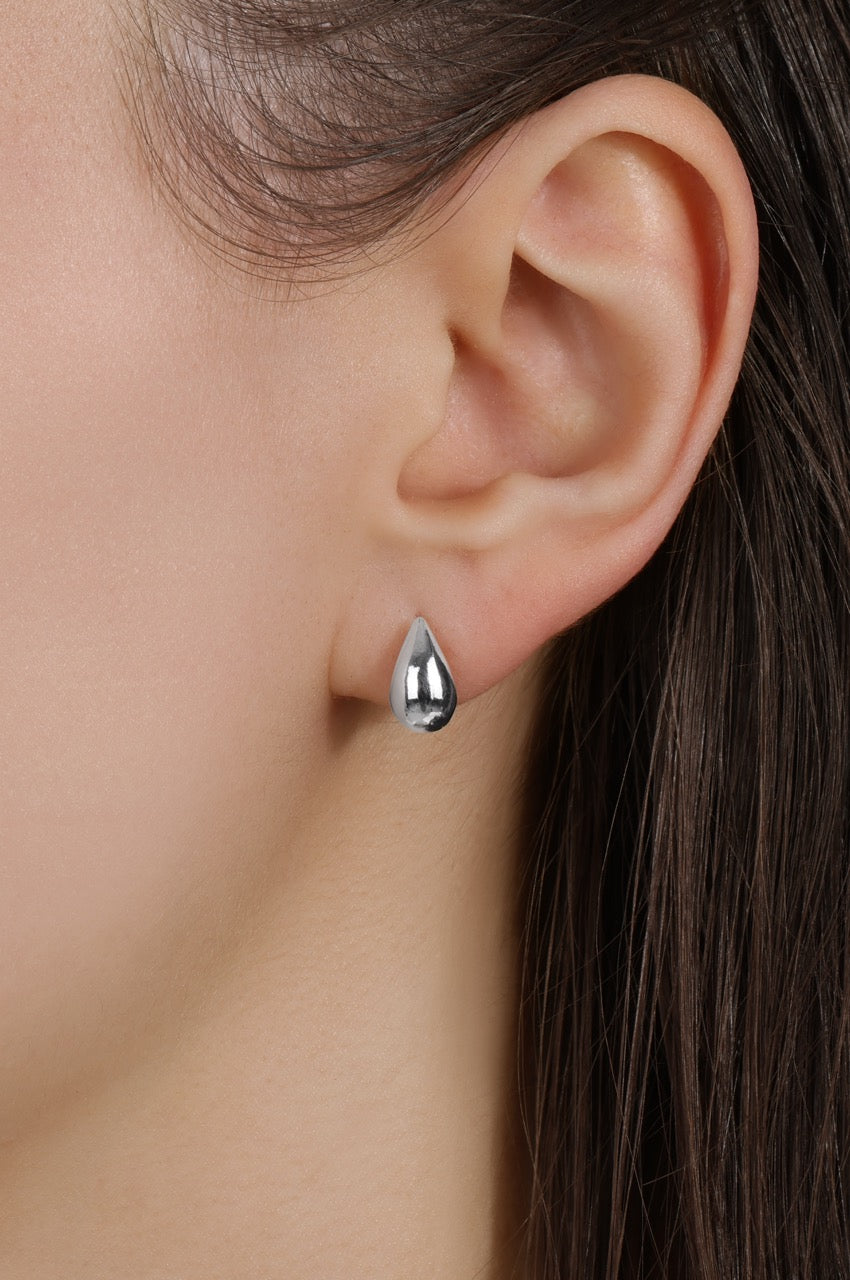 Redwood Raindrop Stud Earrings