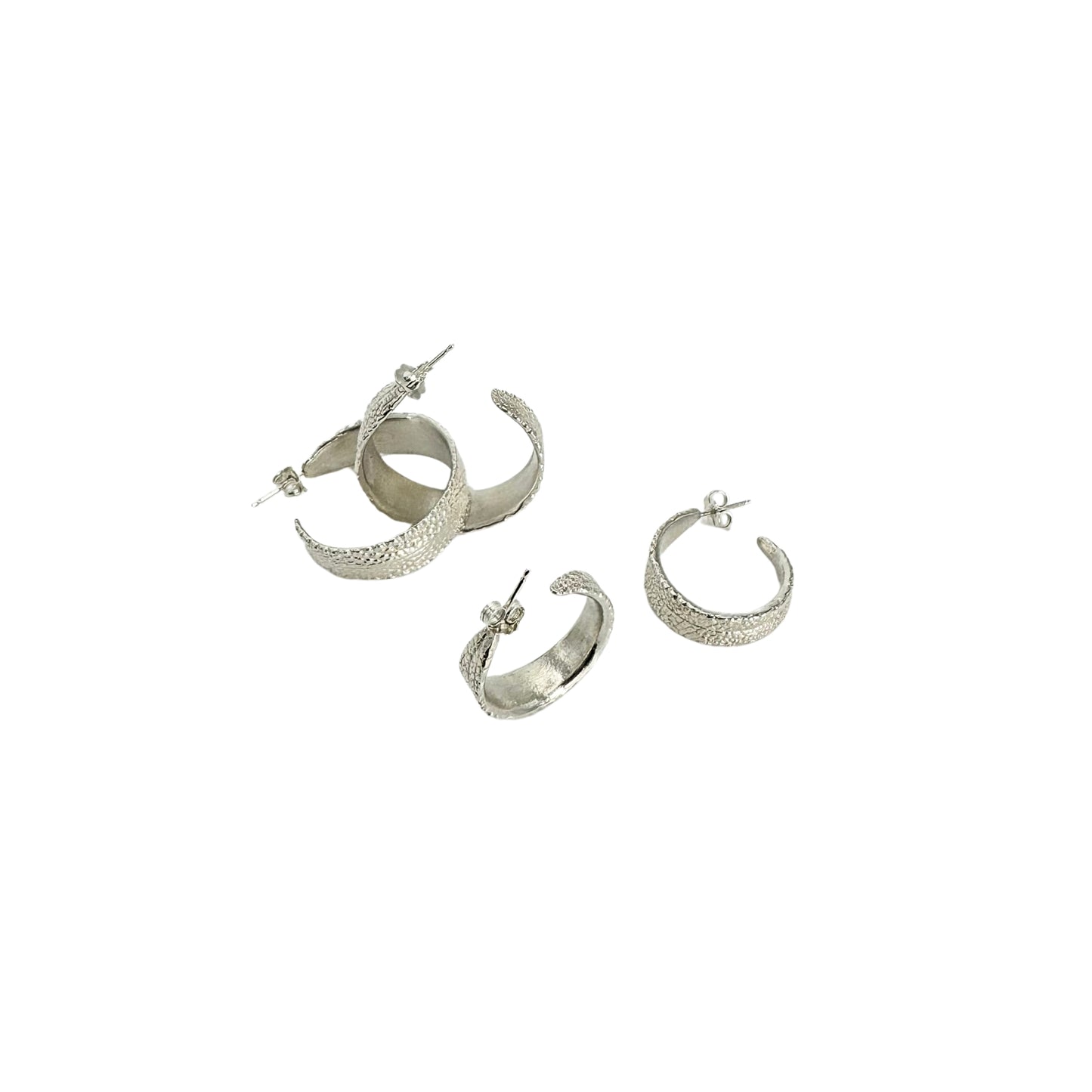 Sage Leaf Small Hoop Earrings